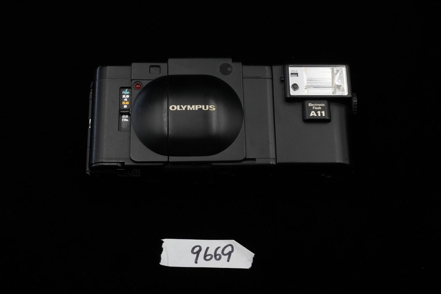 [US DUTY PAID] Olympus XA 35mm Rangefinder Film Camera A11 Flash 9669