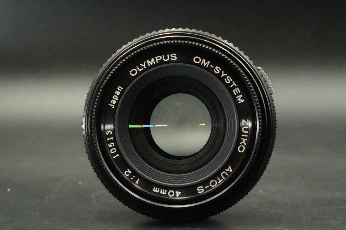 Olympus OM Zuiko Auto-S 40mm f/2 Pancake lens #12755