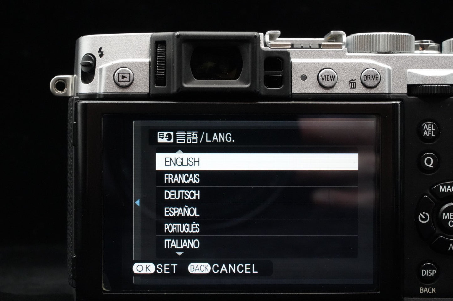 Fujifilm FinePix X30 12.0MP Digital Camera Silver JAPAN US Duty Paid 9628